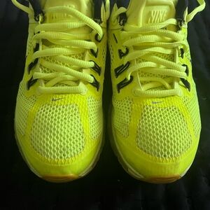 Nike Neon Yellow Air Max Mesh Running Sneakers  Neon green